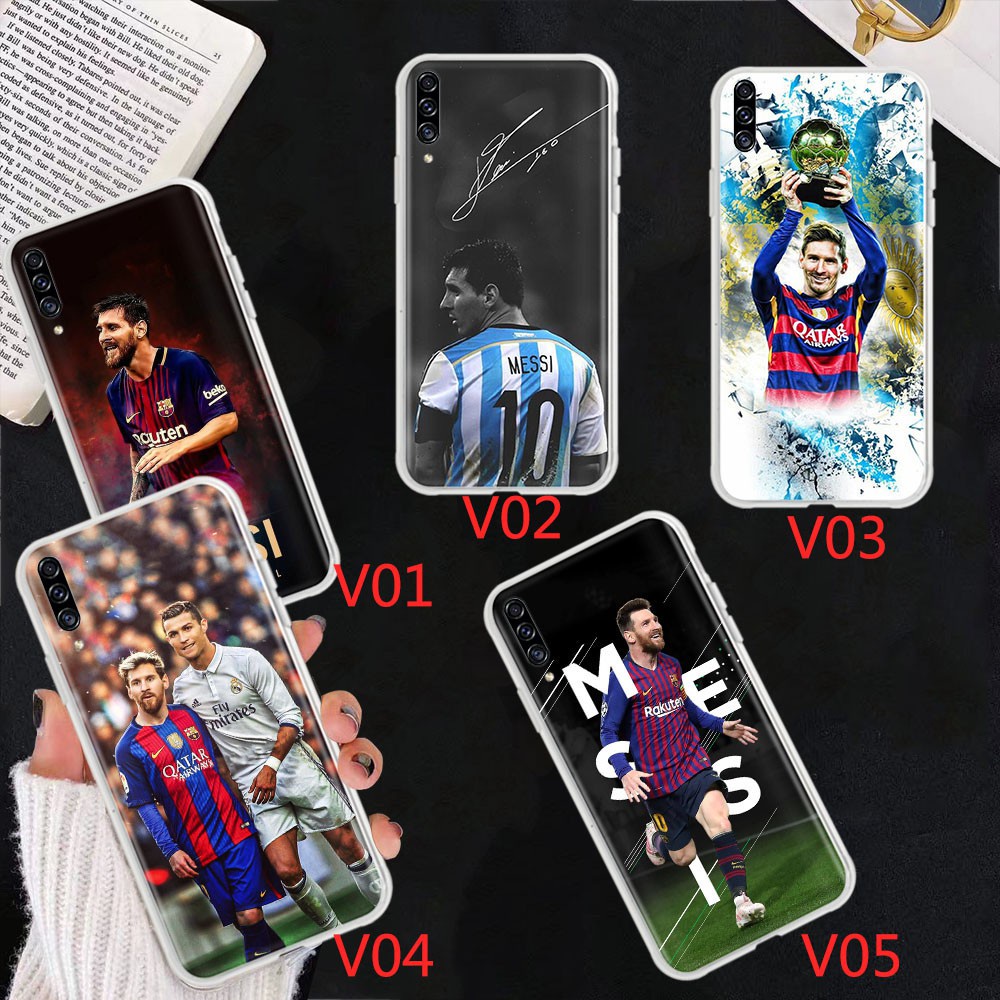 Ốp Điện Thoại Mềm Trong Suốt Hình Lionel Messi Cho Samsung Galaxy A30 A30S A71 A10 A10S A11 A20 A20S A21 A21S Va134