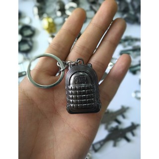 Móc khóa game pubg (nón/ba lô/giáp...)