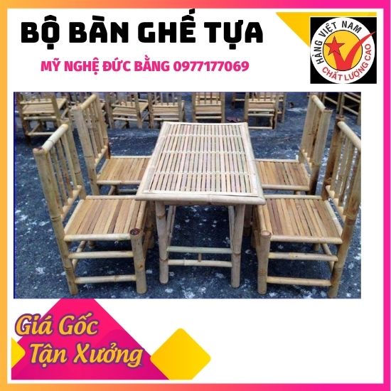 Ghế tre lưng tựa 1 cái kt 35 x35 x50,ghế xêp  tre cho quán ăn ,ghế quán cà phê .