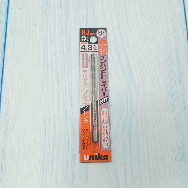 Mũi khoan bê tông UNIKA RJ4.3×95  Nghề mộc