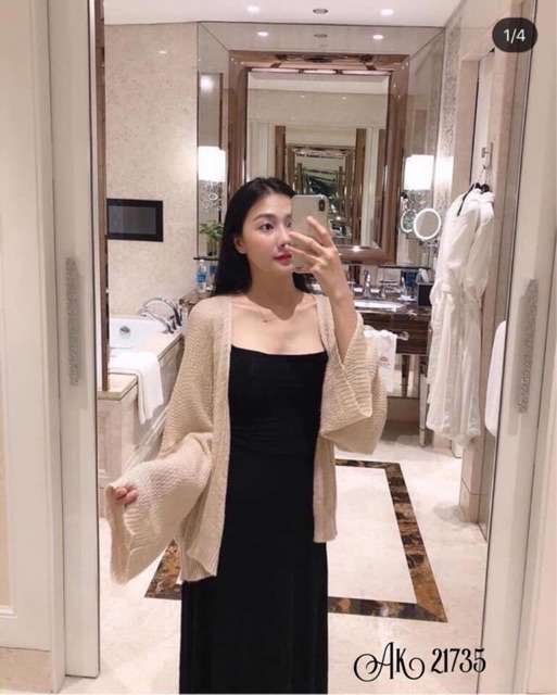 ÁO KHOÁC CADIGAN LEN PHONG CÁCH ULZZANG DÀNH CHO NŨ QUẢNG CHÂU MS90100