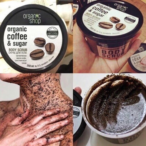 Tẩy Tế Bào Chết Toàn Thân Organic Shop Organic Coffee & Sugar Body Scrub 250ml