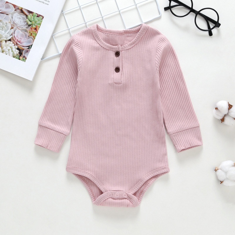 Body bé trai gái đồ sơ sinh từ 0 đến 24 tháng bodysuit liền thân mùa hè dài tay quần áo cho bé trẻ em