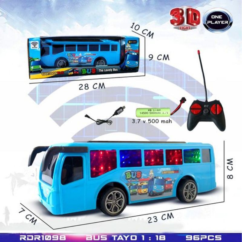 Xe Buýt Đồ Chơi Điều Khiển Từ Xa Tayo RDR 1098