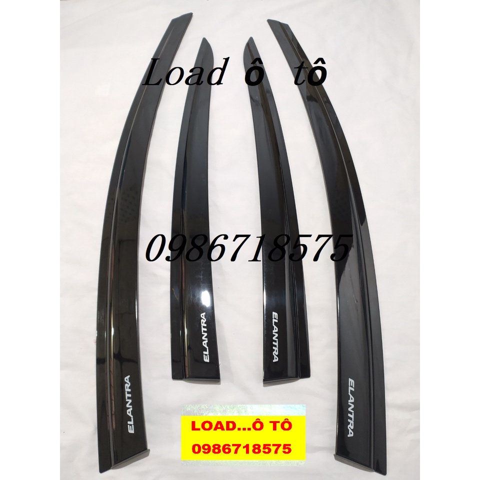 Vè Che Mưa Xe Huyndai Elantra 2023-2016 Mẫu Chỉ Inox Cao Cấp