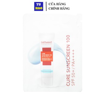 [QUÀ TẶNG] [HB GIFT] Chống Nắng Dưỡng Ẩm, Cấp Nước Cho Da Khô, Dễ Kích Ứng Cell Fusion C Cure Sunscreen 100 1,2g
