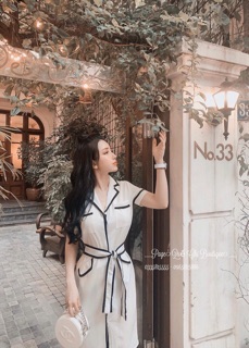 ĐẦM SUÔNG VEST VIỀN CỘT EO (KÈM VIDEO)