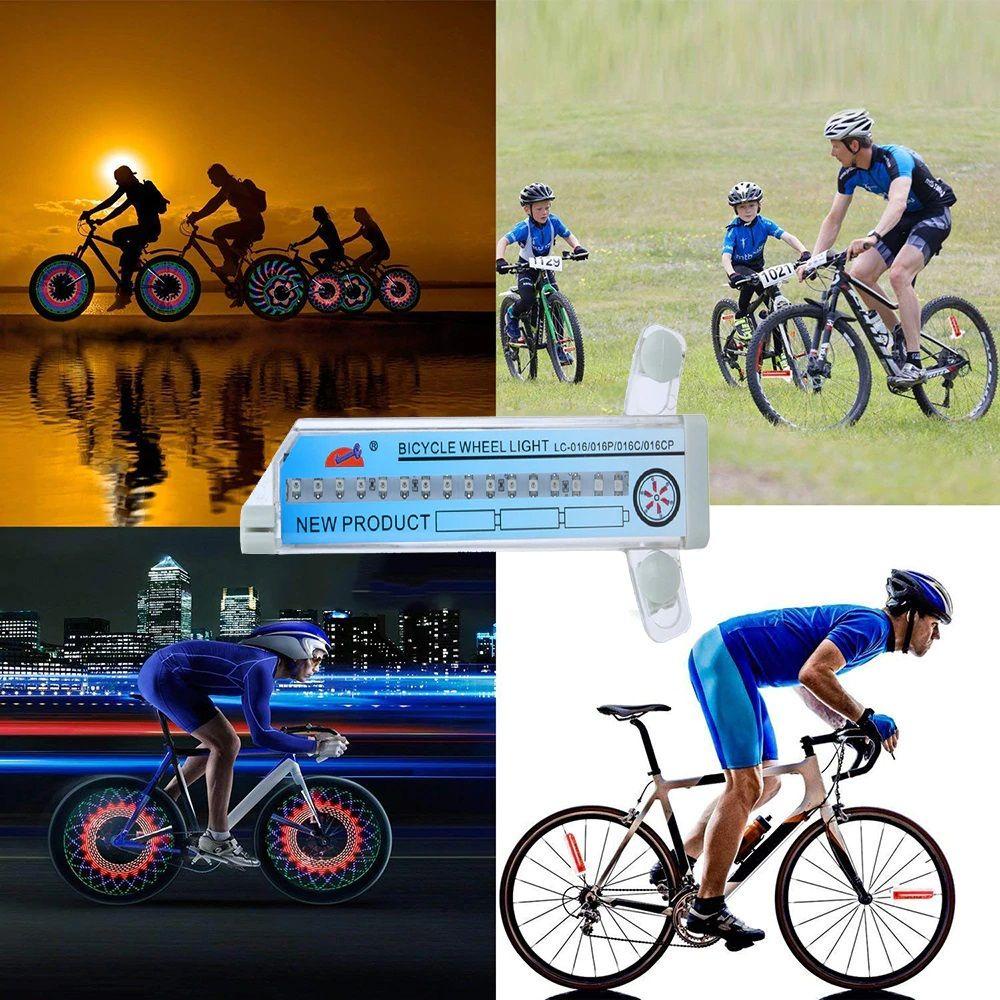 Bánh Xe Đạp Có Đèn LED 32 Họa Tiết Độc Đáo