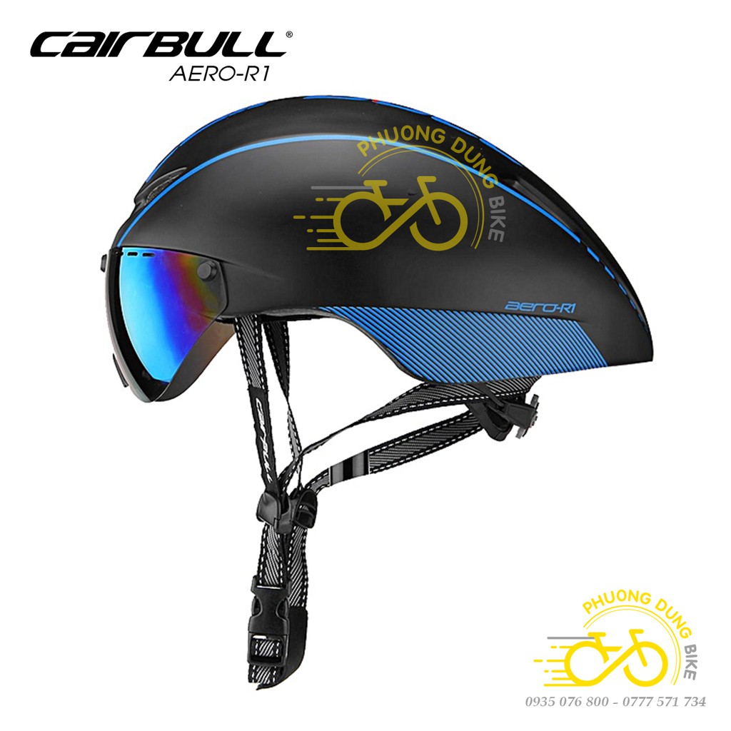 Mũ bảo hiểm xe đạp thể thao Cairbull Aero-R1 có kính