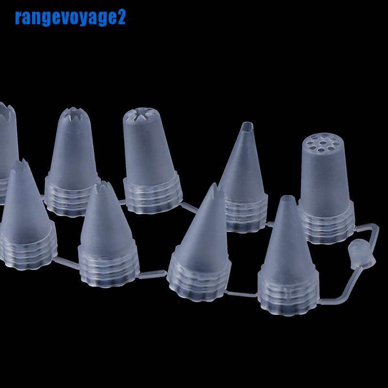 Set 12 Đầu Bắt Kem Bằng Nhựa Tiện Dụng