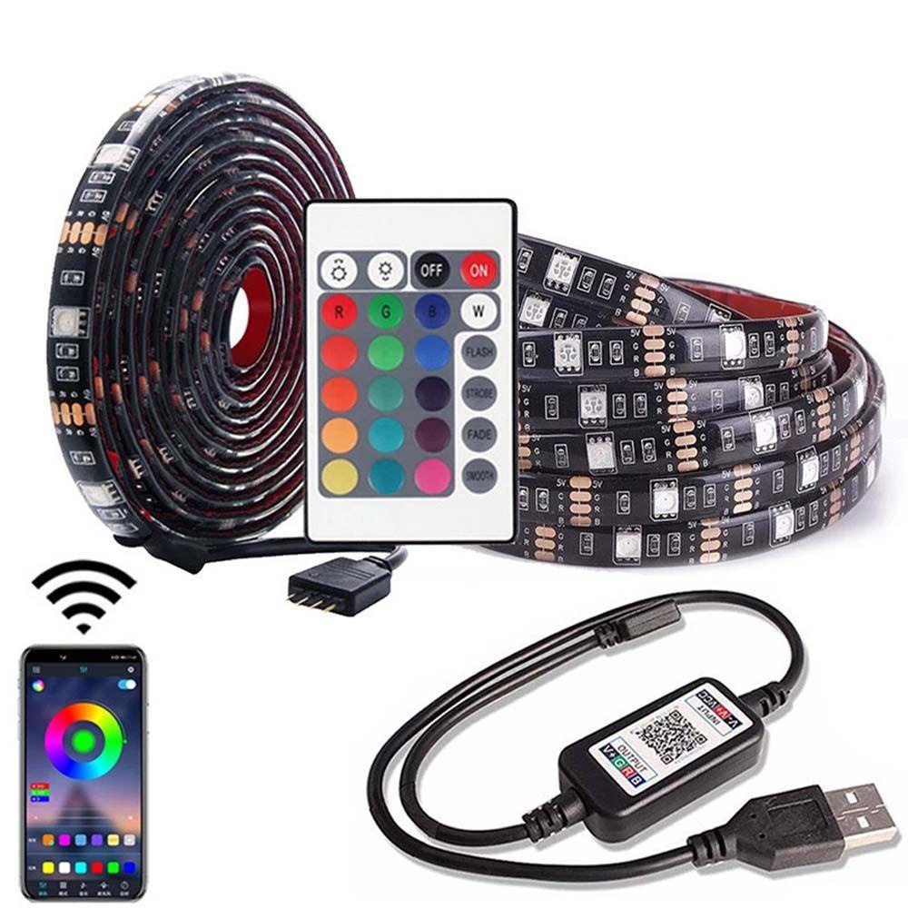 BORAG Dây Đèn Led Nhiều Màu Sắc Kết Nối Bluetooth Trang Trí Phông Nền TV