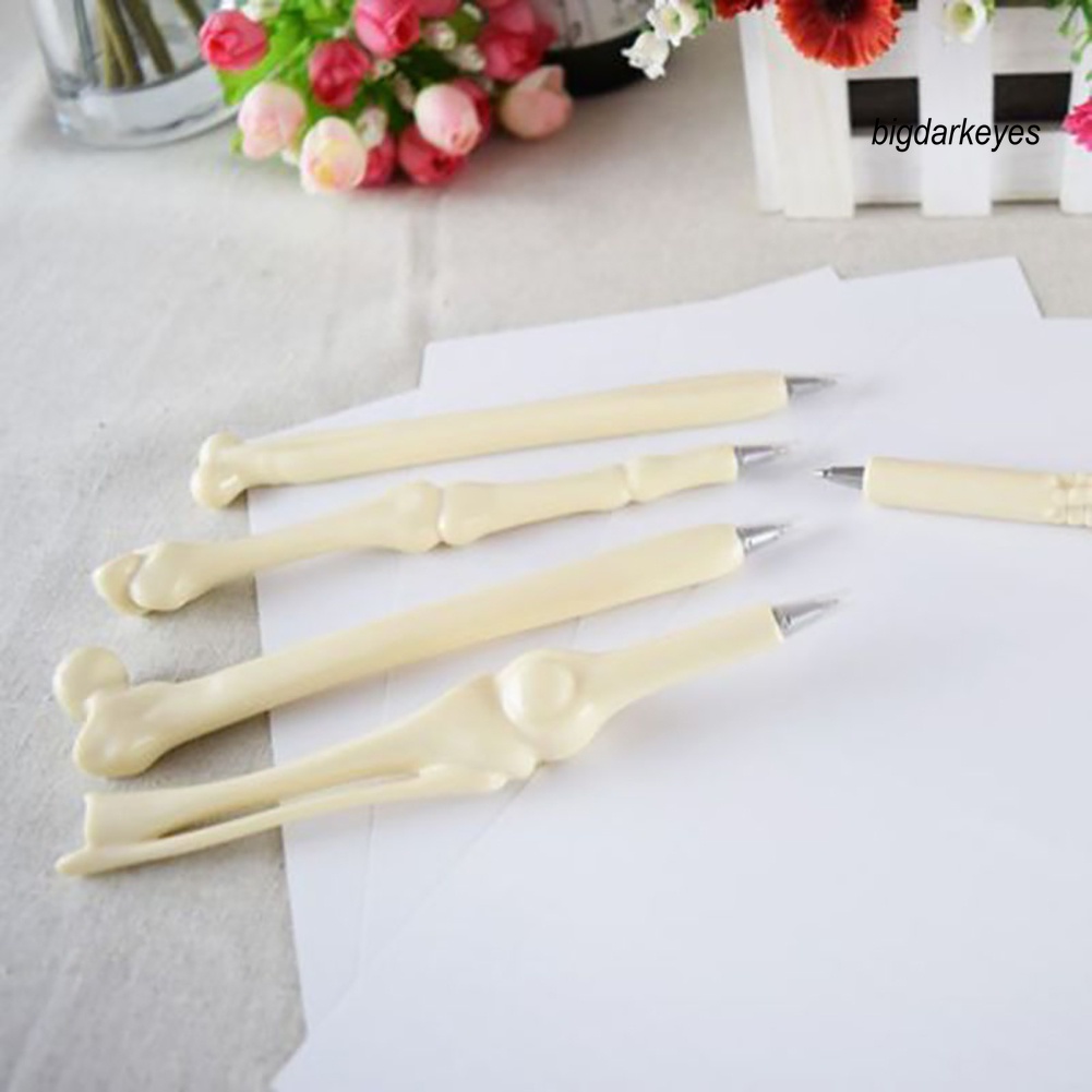 5 Bút Bi Ngòi 0.7mm Hình Cục Xương Sáng Tạo