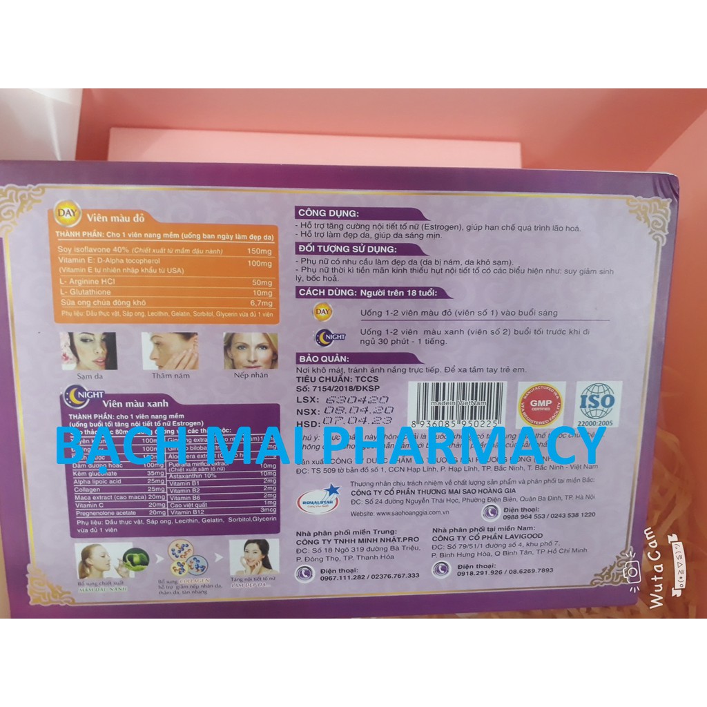 (CHÍNH HÃNG) Viên uống nội tiết tố ESTROPRO ROYAL, hỗ trợ tăng cường nội tiết tố nữ, giảm lão hóa và làm đẹp da