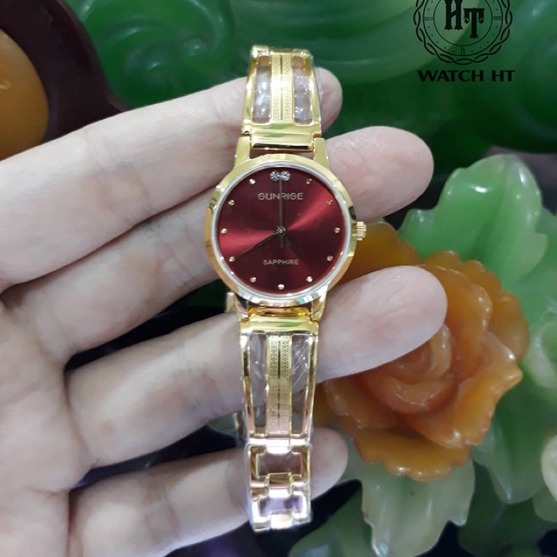 Đồng hồ nữ SUNRISE 9924SA Kính Sapphire chỗng xước và nước tuyệt đối