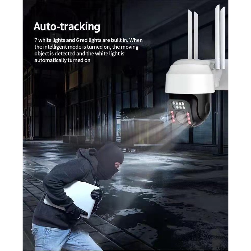 Camera Wifi YooSee Ngoài Trời PTZ X2700 FHD 4.0Mpx 1920p Xoay 360° Zoom Quang Học 8x - Chống Nước - Quay Đêm Có Màu