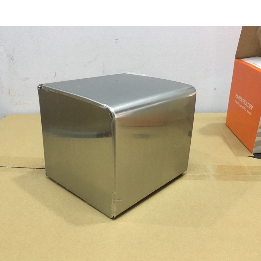 Hộp đựng giấy vệ sinh inox gắn tường cao cấp, chống ướt giấy không hoen gỉ trong môi trường chất tẩy rửa
