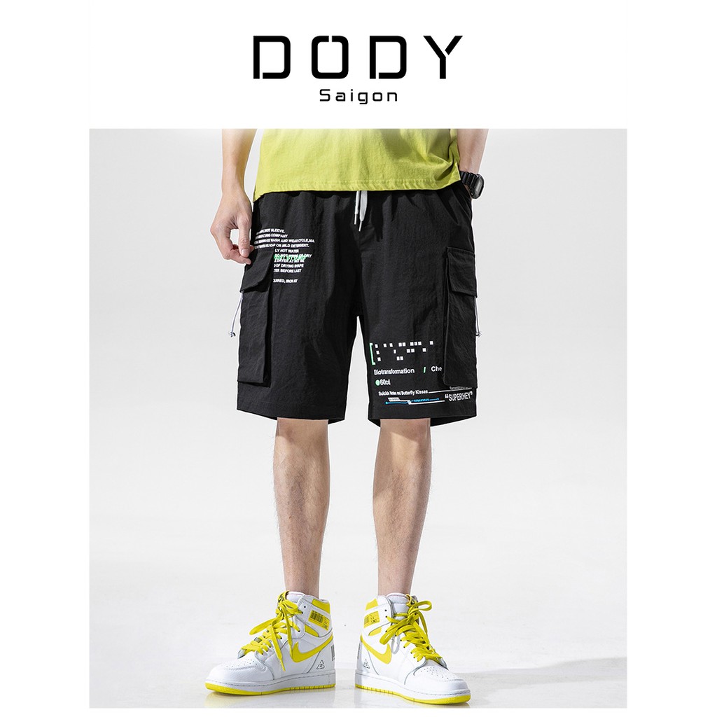 Quần Short Nam ống rộng Cao Cấp Trẻ Trung Hàn Quốc Unisex Nam Nữ [DODY Saigon / Quần Short Nam Ống Rộng] | BigBuy360 - bigbuy360.vn