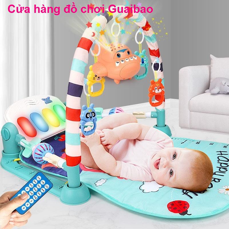 đồ chơi giáo dụcKhung tập thể dục cho bé 0-1 tuổi bàn đạp piano 3-6-12 tháng Đồ chơi trẻ em 2 chân xếp hình đá