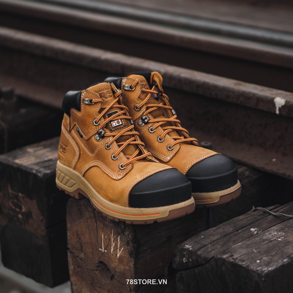 ( Authentic 100% ) Giày Timberland PRO Endurance HD 6 Inch Màu Nâu Vàng A1Q6S Không Thấm Nước