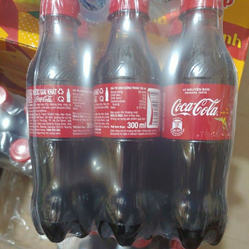 [Giao hoả tốc Hà Nội ] THÙNG 24 chai COCA 300ml [date xa]