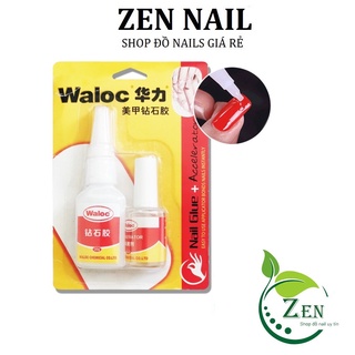 Keo bê tông, keo waloc gắn móng, đính đá siêu chắc (bộ gồm 2 chai)