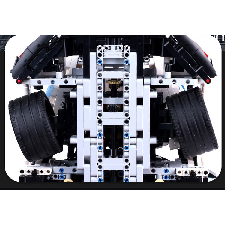 Mẫu Lắp Ráp mô hình Techinc Siêu xe Mould king 13172 1:8 scale Nissan super sport car GTR GT3