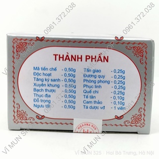 Phong Thấp Cốt Thống Hoàn hộp 10 gói