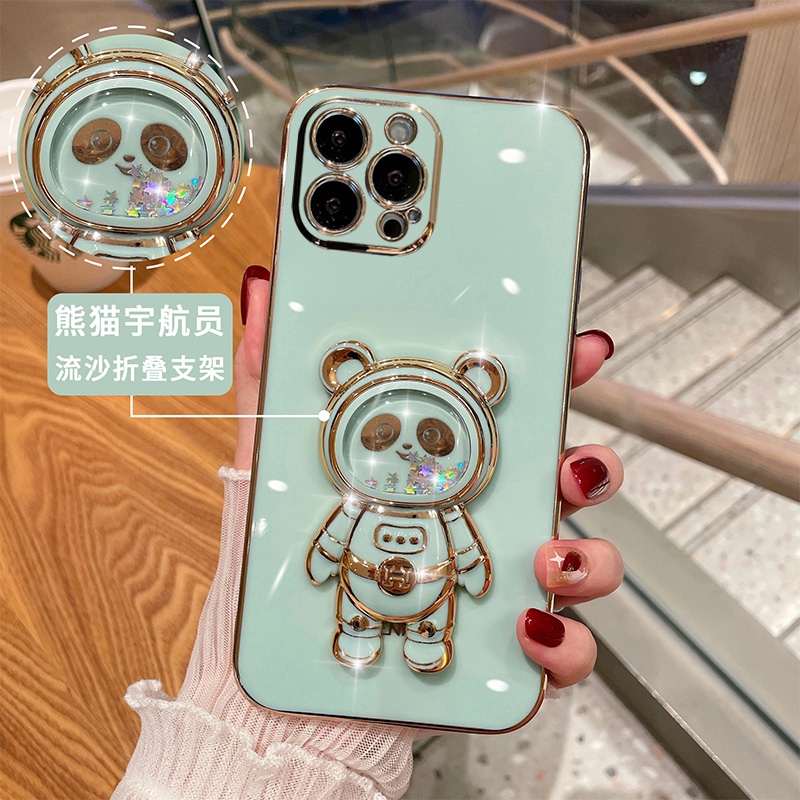 Ốp Điện Thoại Hình Gấu Trúc 3D Cho iPhone 6 plus 6s plus 7 plus 8 plus xs max xr 11 pro max 12 pro max 13 pro max 14 plus 14 pro max