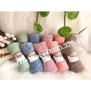 Khăn tắm vân sần size 35x75 cm ♥️ Sang chảnh ♥️ Siêu thấm hút
