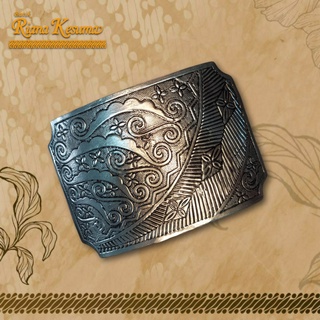 Thắt Lưng Bạc Batik Riana Kesuma Firewood