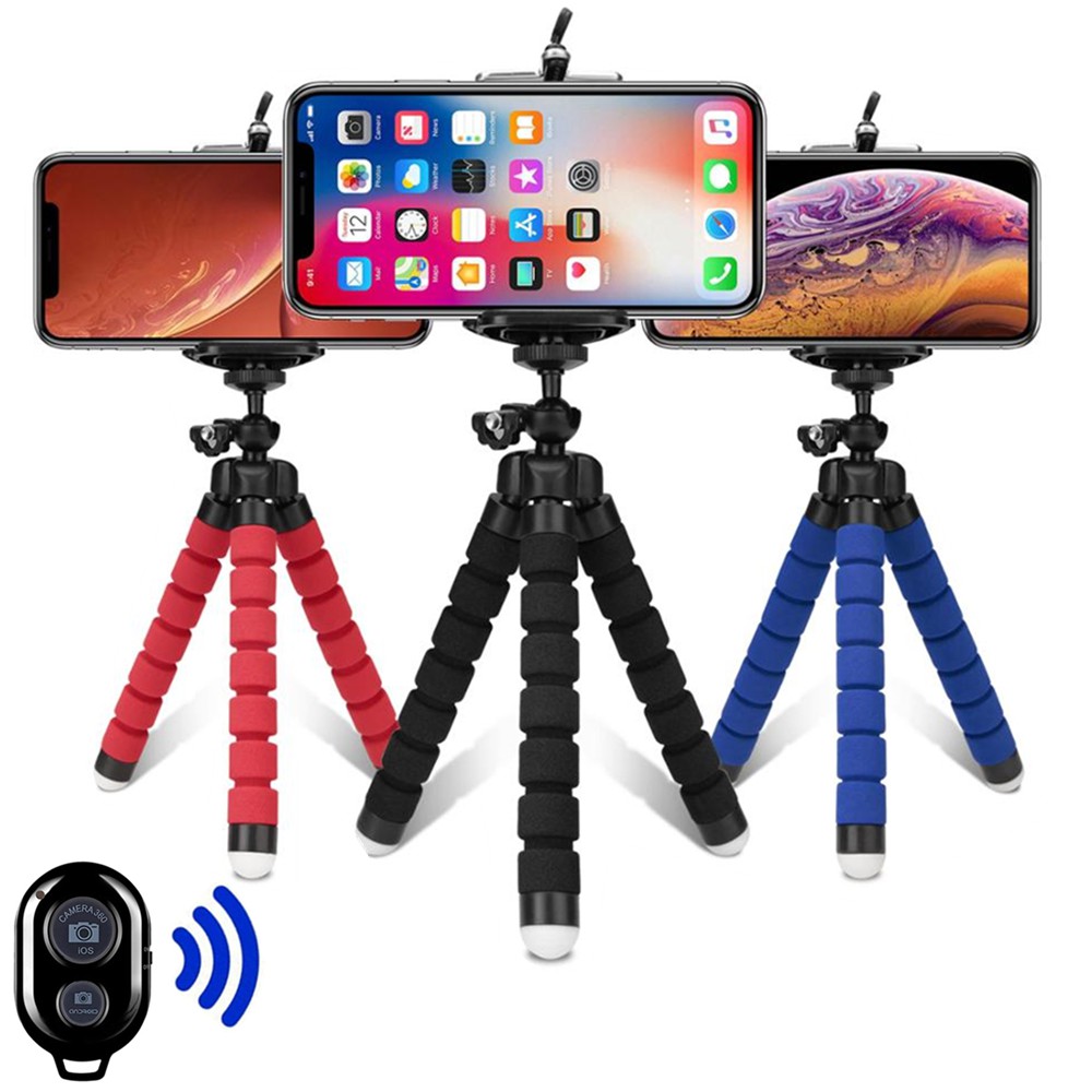 Giá đỡ tripod linh hoạt có thể điều khiển từ xa cho điện thoại/máy ảnh