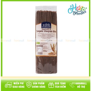 Mì Spaghetti Lúa Mạch Đen Hữu Cơ Sottolestelle 500gr - Organic Whole Wheat Spaghetti