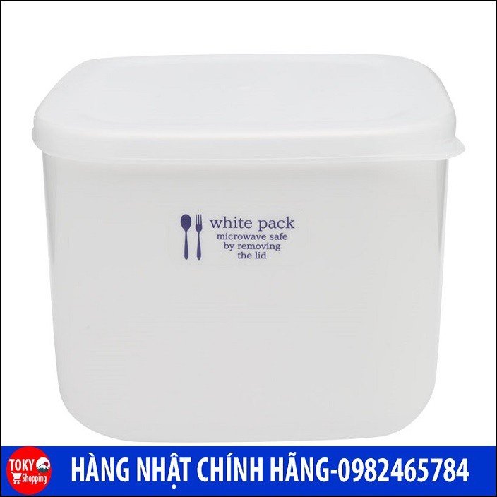 Hộp đựng thực phẩm White Pack nắp dẻo 1000ml, 900ml, 280ml Made in Japan
