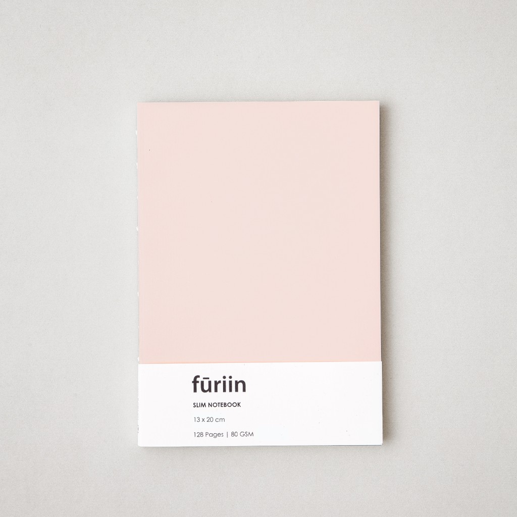 Furiin - Sổ Tay Slim Notebook - Hồng Nhạt