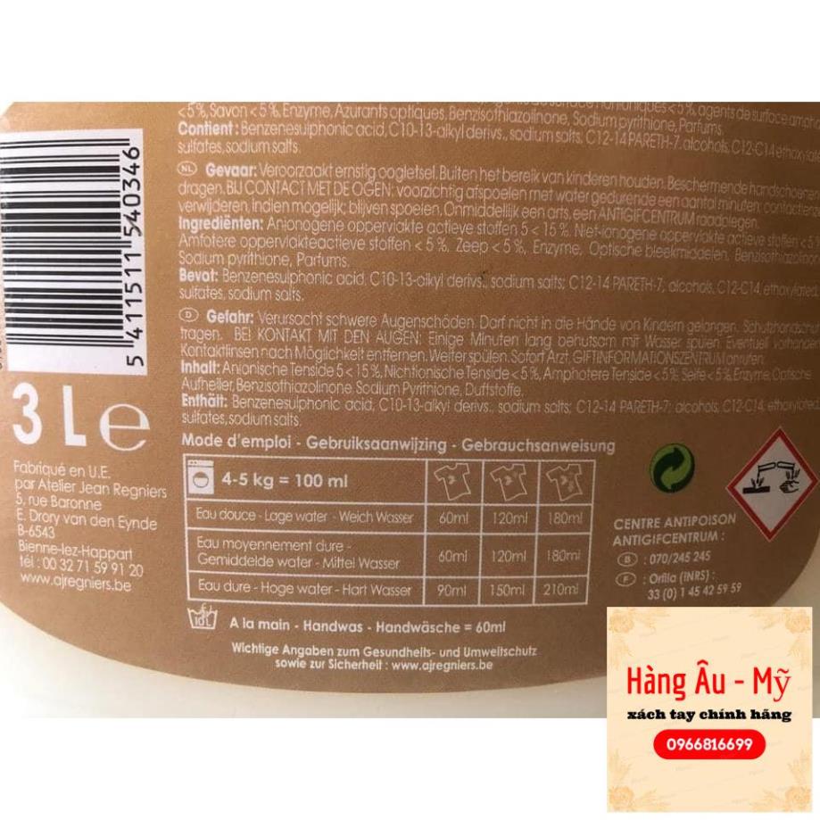 Nước Giặt Savon de Marseille Hương Nước Hoa Pháp Nhẹ Dịu Dung Tích 3L - Hàng Pháp Chính Hãng Madein EU