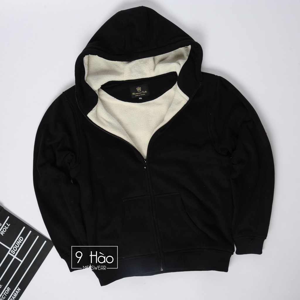Áo nỉ Hoodie lót lông cừu - cực ấm | BigBuy360 - bigbuy360.vn