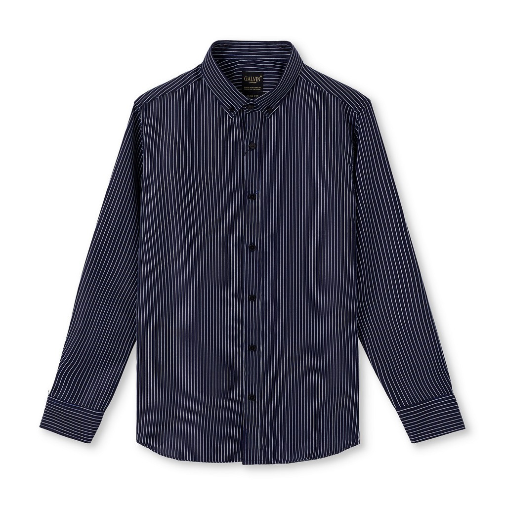 Áo sơ mi nam Galvin họa tiết dài tay chất cotton co giãn form ôm SMGV141 - Leo Vatino | BigBuy360 - bigbuy360.vn