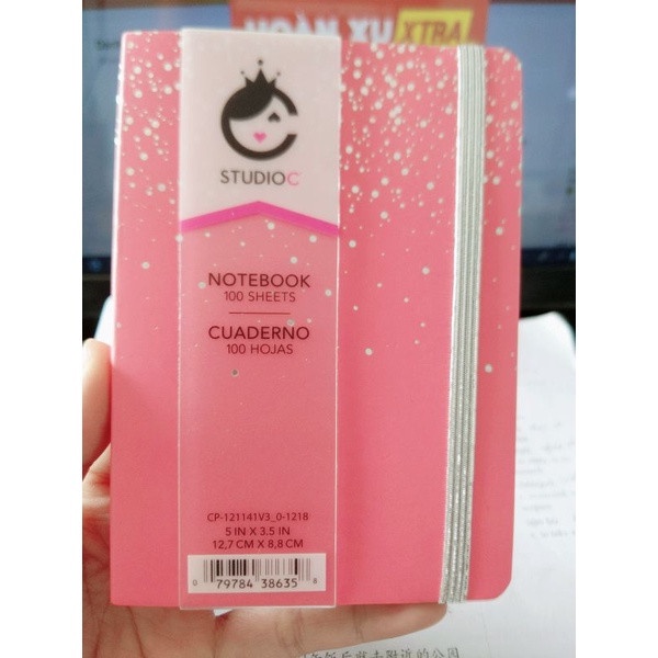 Sổ tay notebook Studio xinh xắn, giấy dowling dịu mắt, size A7 200 trang