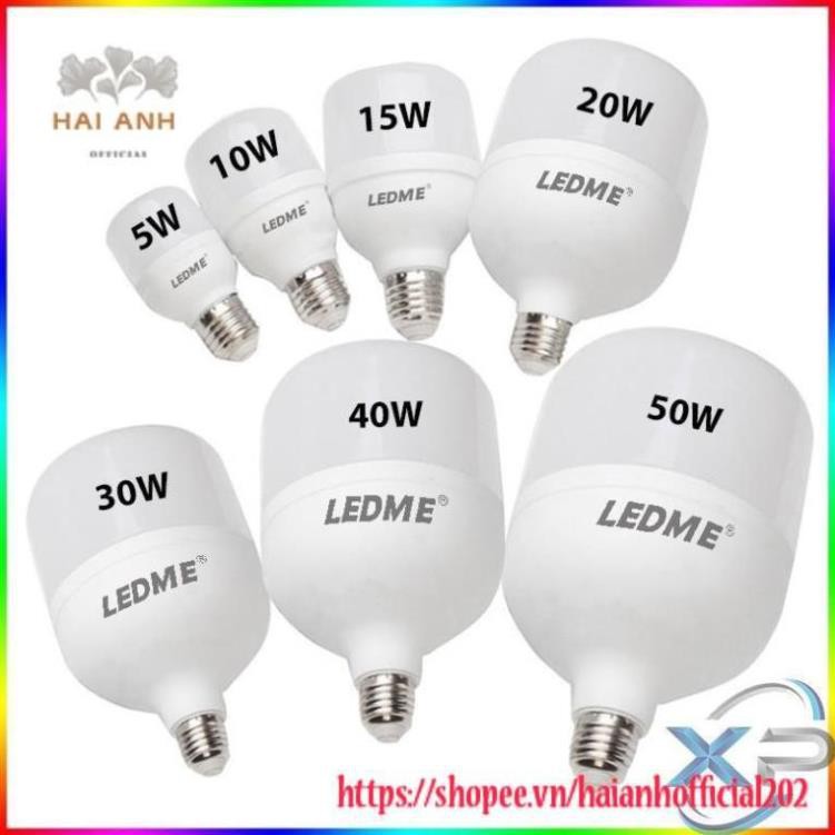 Bóng đèn Led 50W Ledme ánh sáng trắng Tiêu chuẩn châu Âu Siêu sáng tiết kiệm điện thân thiện với môi trường