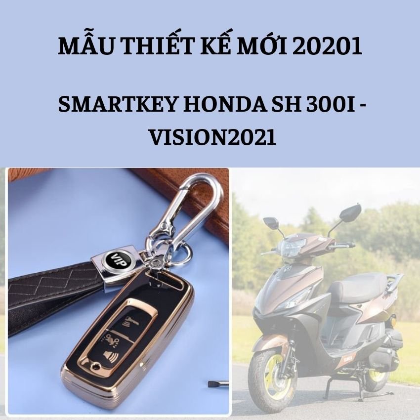 Bọc Chìa Khóa Smartkey Xe Airblade , AB , SH , Sh Mode , Vision 2021_2024 Bọc Smartkey mẫu Mới 2024