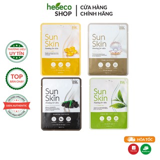 Combo 10 mặt nạ  giúp sáng da ISK SUNSKIN COLLAGEN SHEET MASK 23ml - Hàng Hàn Quốc Chính Hãng
