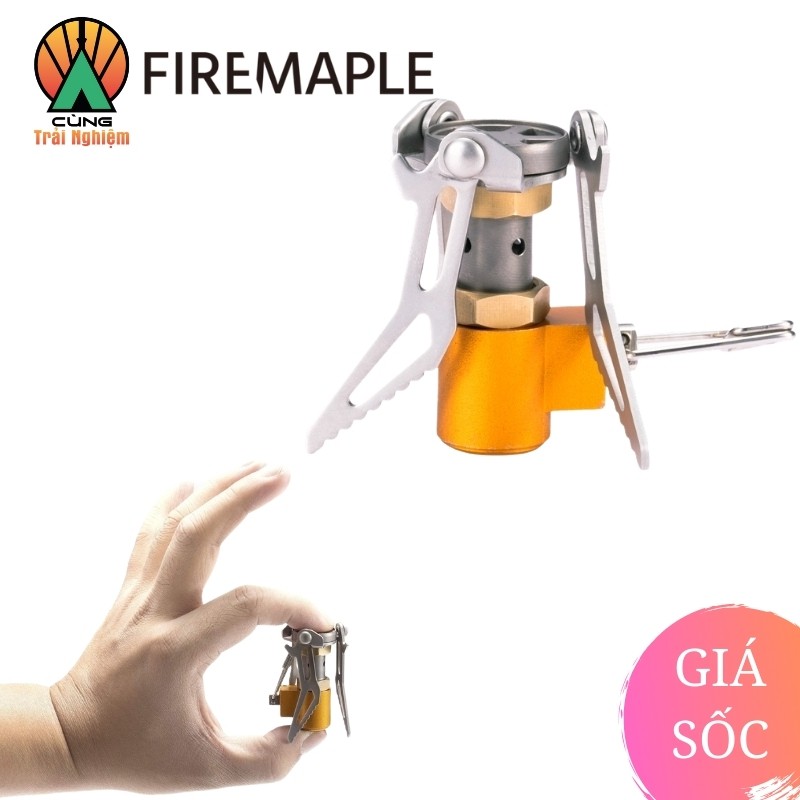 [CHÍNH HÃNG] Bếp Gas Dã Ngoại Điều Áp Mini Fire Maple FMS-300T Titanium Gọn Nhẹ Chuyên Dụng Dã Ngoại Cắm Trại