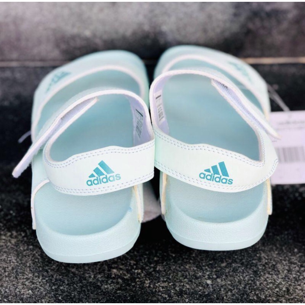 Giày Sandal -FREESHIP- Dép Sandal nam nữ , Quai hậu bền đẹp đế bằng siêu nhẹ, DAS xanh mint