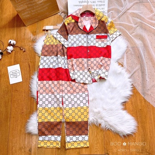 [FREE SHIP] Đồ Bộ Pijama - Bộ Lụa Mango Tay ngắn quần dài 💚Chất Liệu Mango