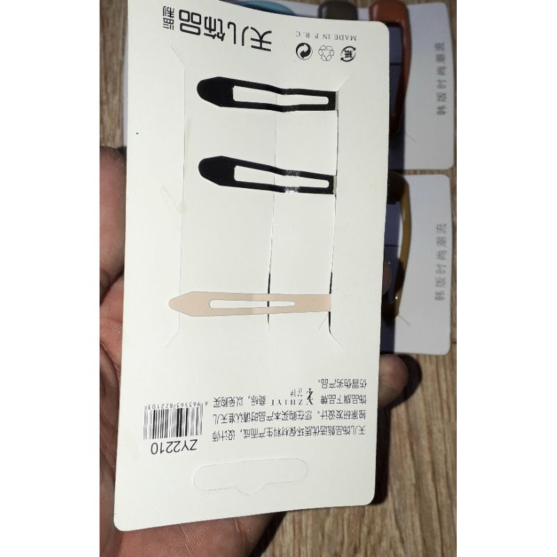 Sét 3 chiếc kẹp xẹt tóc bằng kim loại nhiều màu