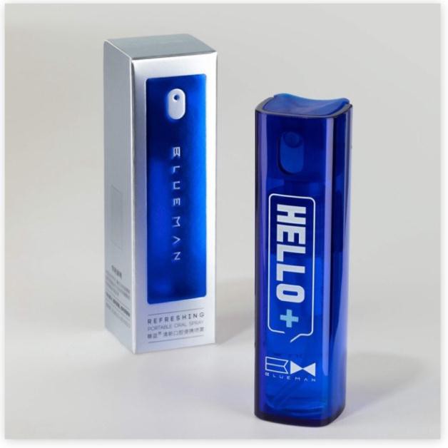 Nước xịt thơm miệng diệt khuẩn hương bạc hà Blueman 10ml [ chính hãng ]