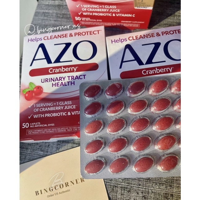 Viên uống AZO hỗ trợ đường tiết niệu