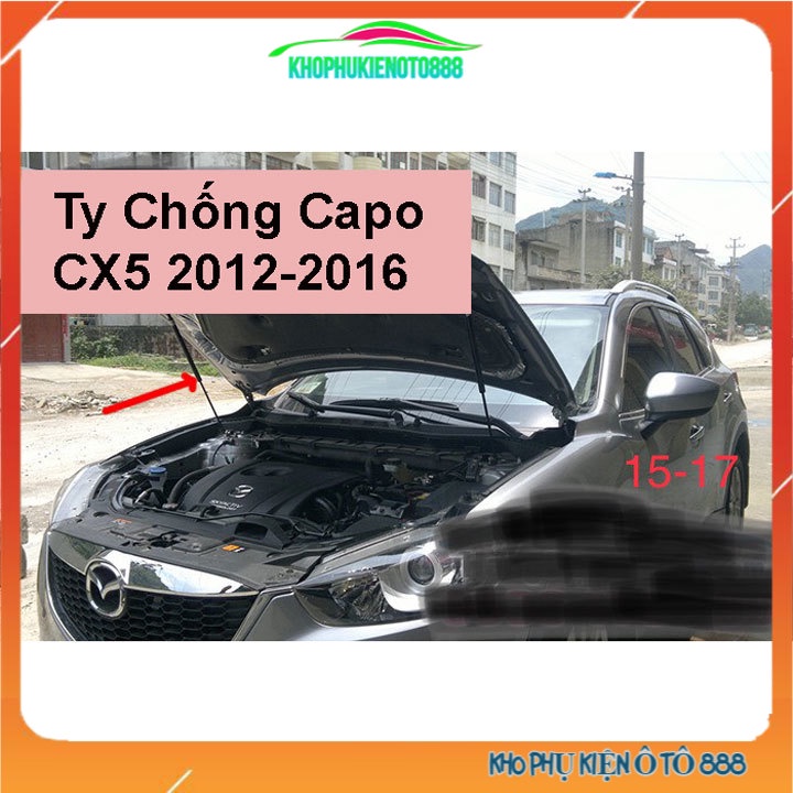 Ty capo Mazda CX5 2012-2013-2014-2015-2016 hỗ trợ mở nắp ca pô tự động dễ dàng