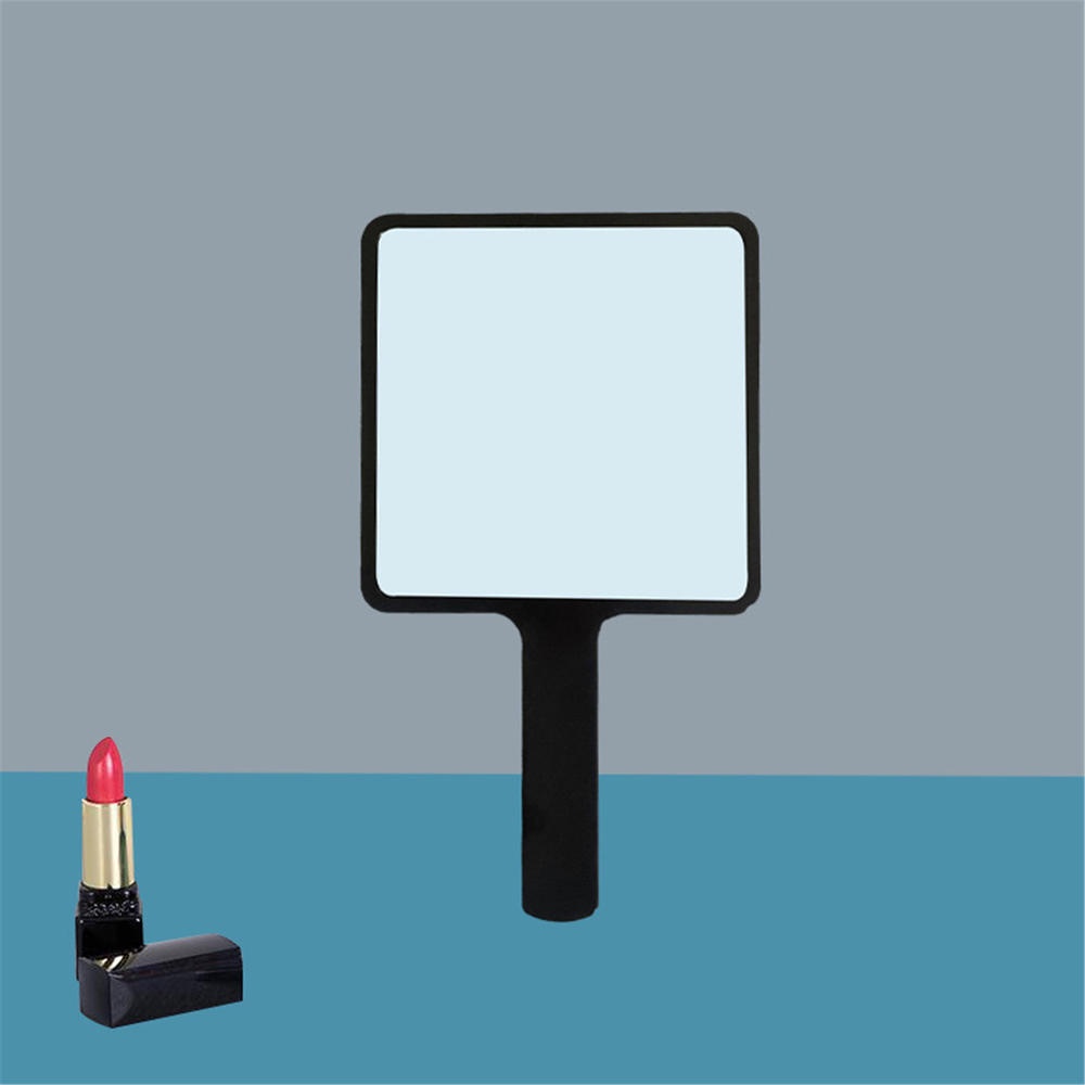 Gương Trang Điểm Cầm Tay Mini Hình Vuông Bằng Nhựa