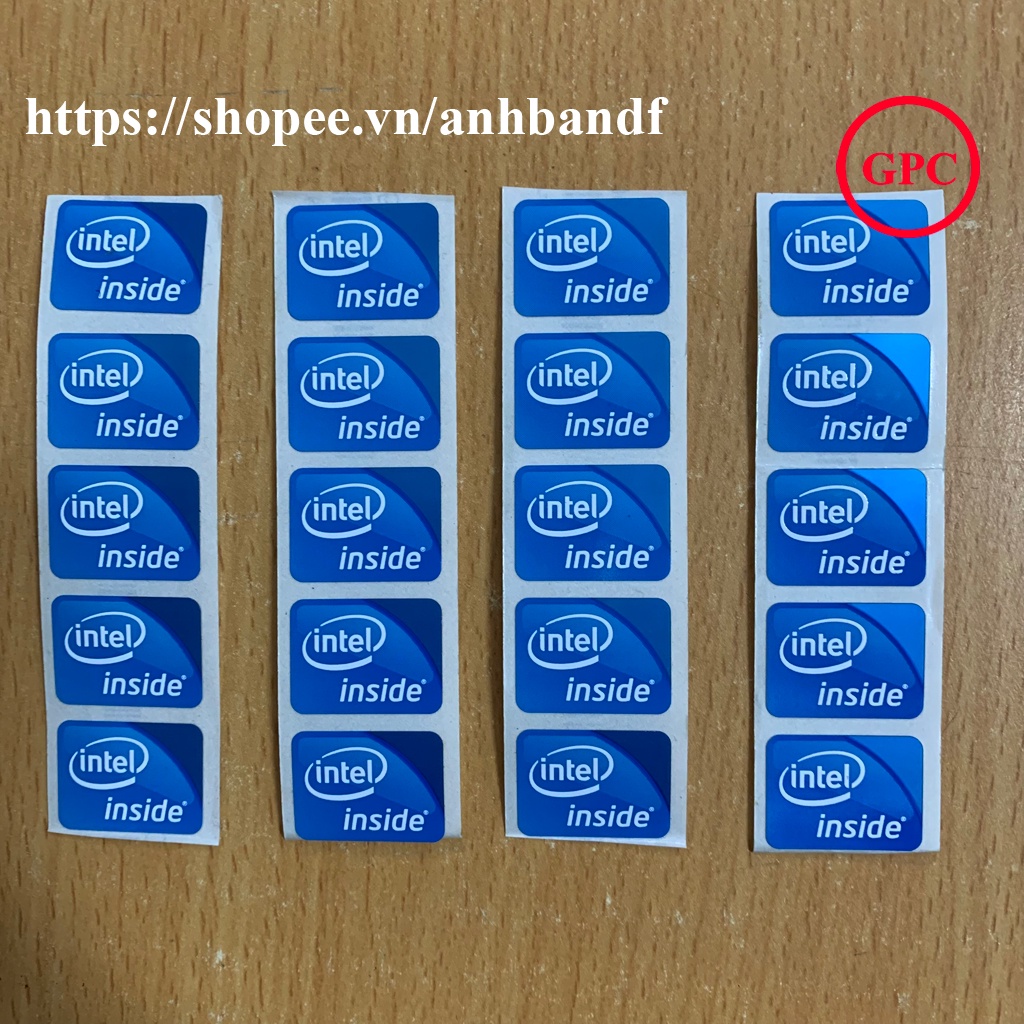 Tem Intel inside Thay Tem Máy Tính